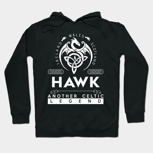 Hawk Name T Shirt - Another Celtic Legend Hawk Dragon Gift Item Hoodie by harpermargy8920